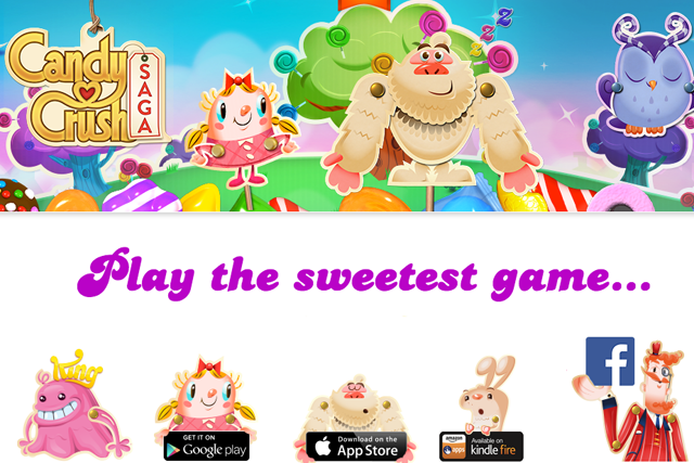 Candy Crush Saga offers 1075 levels of the game across 73 episodes