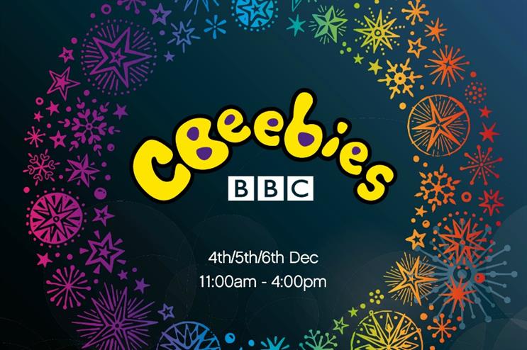 Cbeebies' Christmas experience will feature stars from its programs