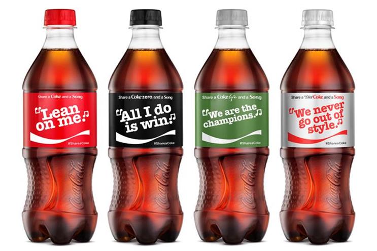 Shazam: the company's campaign with Coke allowed users to scan lyrics, and record a video of themselves singing