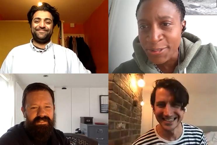 (clockwise, from top left) Hussain, Charles, Outhwaite-Noel and Cullen-Shute