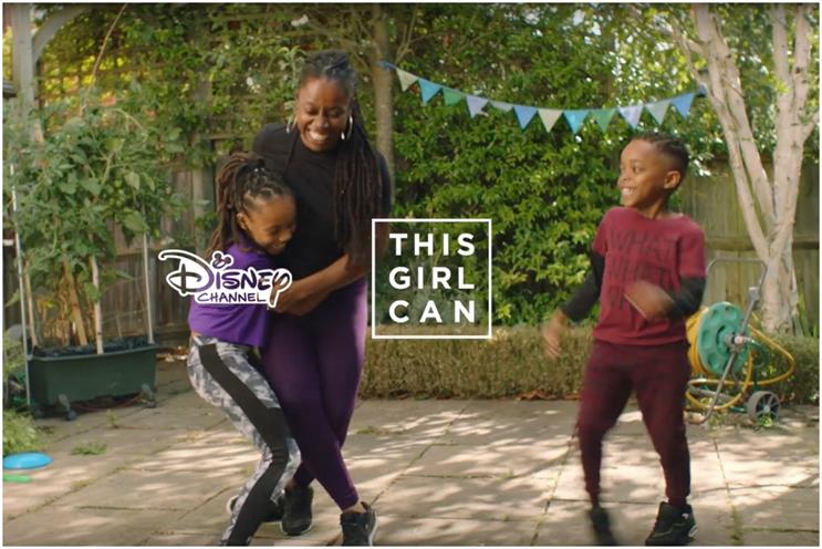 'This girl can': Disney is first brand partner