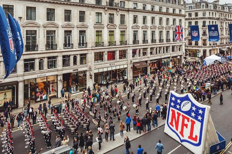 The Jaguars return for NFL on Regent Street