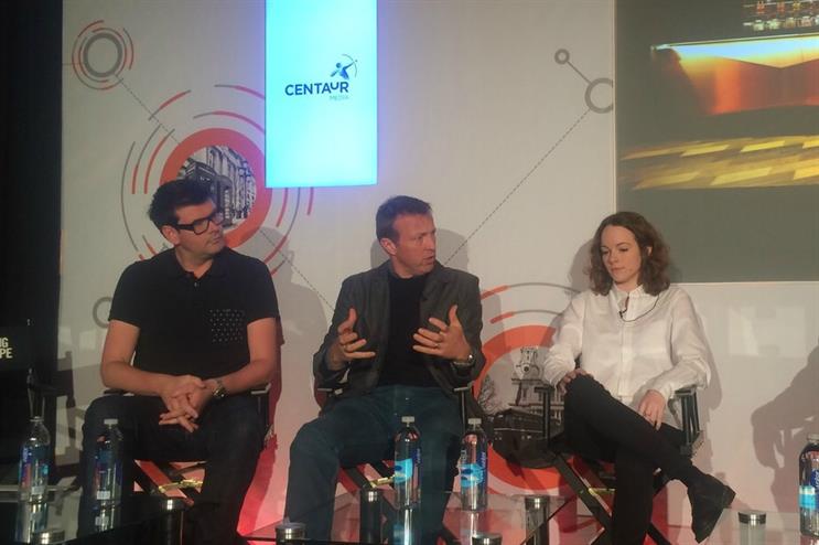 Jeremy Lindley speaks at AWE in Piccadilly, London