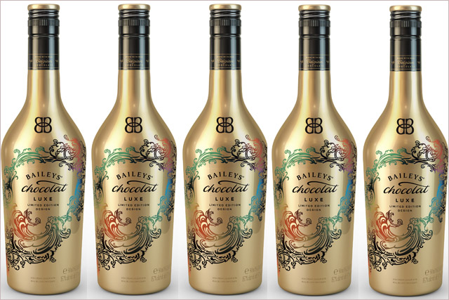 Baileys gold bottles: limited edition packaging part of Diageo's brand innovations