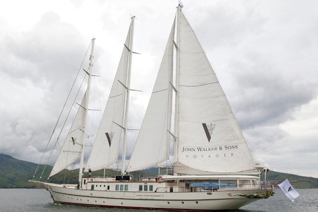 Johnnie Walker: yacht is travelling around the world