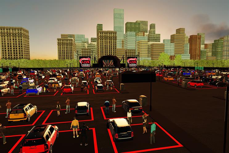 Live Nation: 300 cars will be permitted at each performance