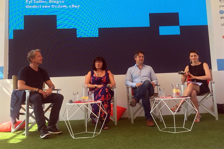 Cannes panel (L-R): Mathieu, Saller, van Dedem, and Blau