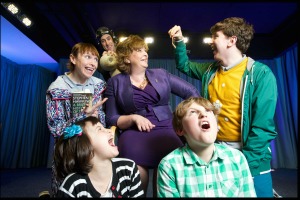 Culture secretary Fiona Hyslop at the 2014 Imaginate festival