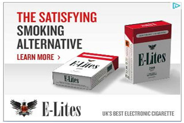 E-Lites: one of four e-cigarette brands criticised by the ASA 