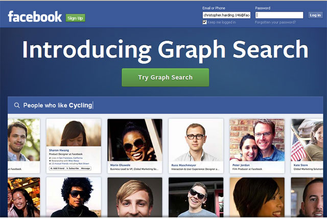 Facebook: rolls out Graph Search to users in the US