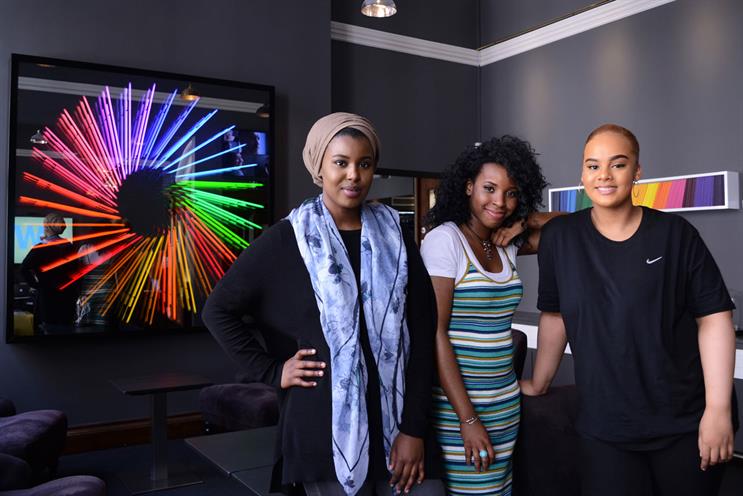 (L-R): Luul Hussein, Adela Harewood, Sophia Tassew