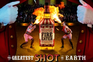 The circus will promote Early Times' hot liqueur offering