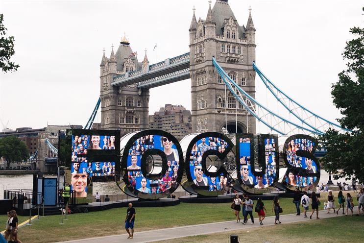 Ford is using a large AI installation to promote its new car ahead of launch
