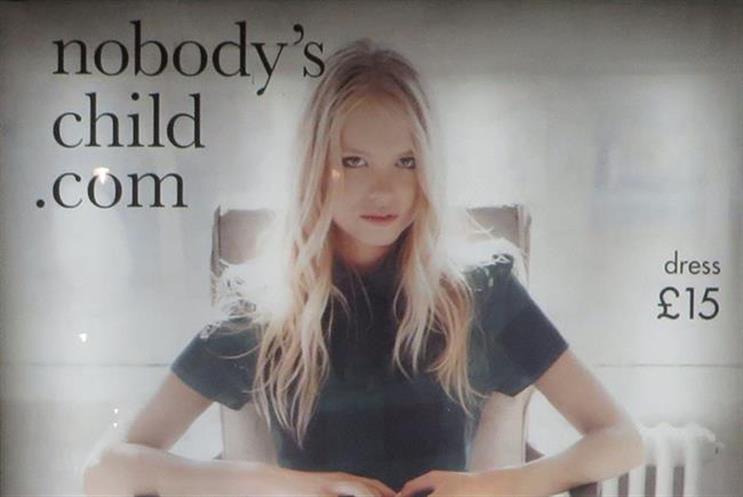 Nobody's Child ads banned for sexualising model appearing to be child