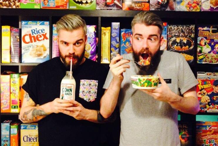 Nostalgia: Cereal Killer Cafe co-founders Alan (left) and Gary Keery