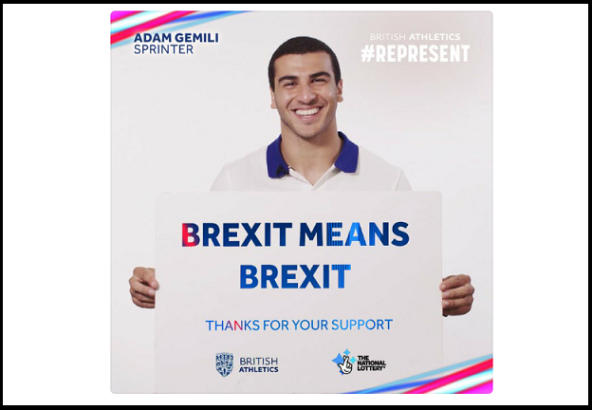 Didn't they learn from Walkers? National Lottery campaign with British Athletics hijacked
