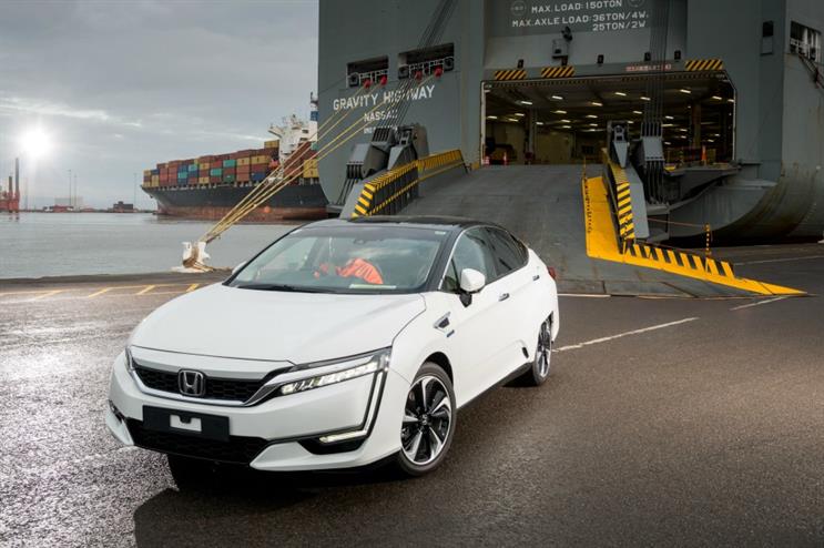 Honda's Clarity Fuel Cell vehicle will be on show at the Geneva Motor Show 2017