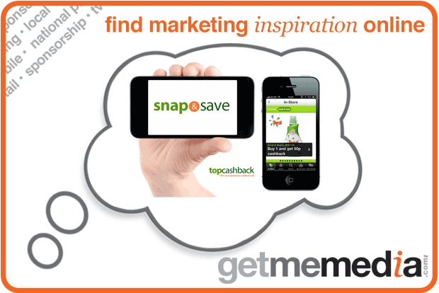 Incentivise purchases using cash rewards with TopCashback's 'Snap & Save'