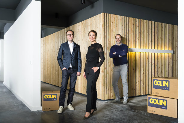 Partnership: (L-R) Matt Neale, Uta Behnke, Benedikt Holtappels