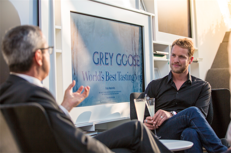 Thibault discusses vodka and travel with Sam Branson