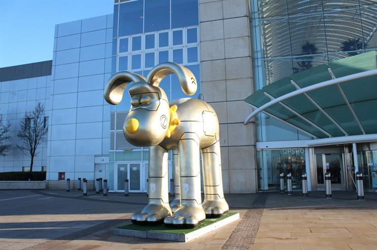 The giant Gromit sculpture was first unveiled in Hong Kong