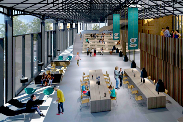 The building was to be transformed into 'a new space for debate, culture and curiosity' (The Guardian)