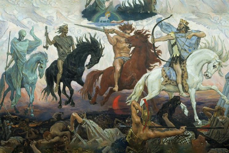 Advertising's future: the Four Horsemen are a-coming (Image PD-US)