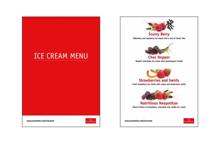 Choc Hopper and Scurry Berry are among the ice cream varieties available