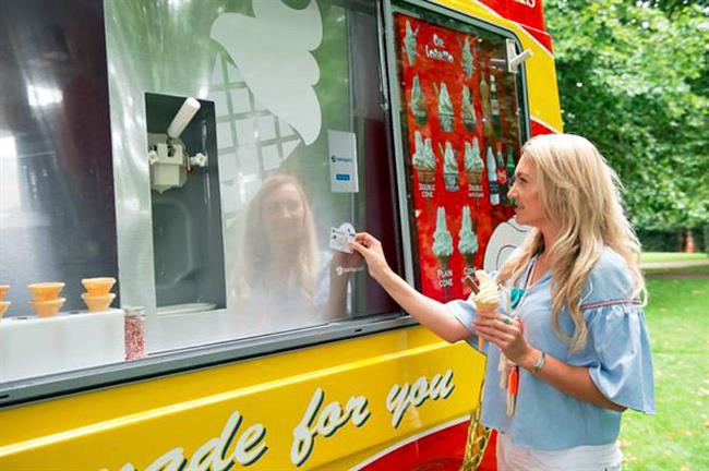 Barclaycard trials self-service ice cream van
