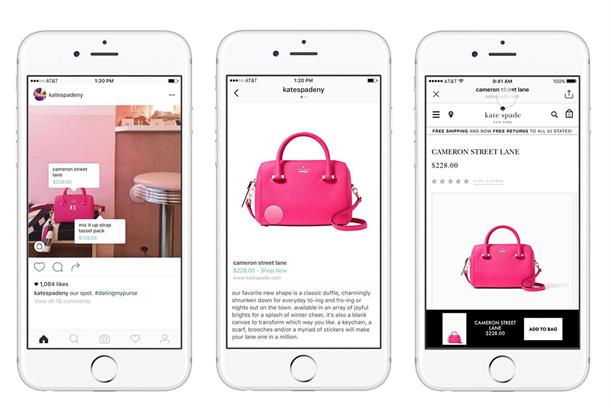 Instagram: increasingly popular as a shopping channel