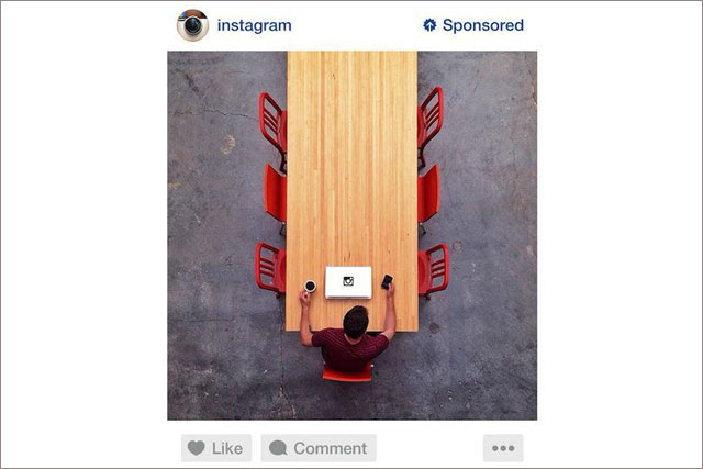 A trial Instagram ad