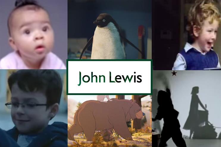 John Lewis Christmas ads 2007 to 2014: from little boys to bears, hares and penguins