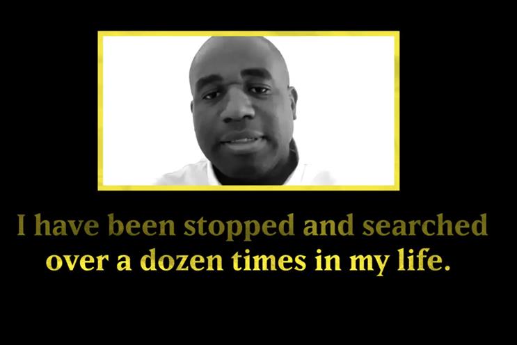 Lammy: contributor to ITV campaign