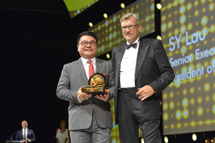 SY Lau: wins Media Person of the Year at Cannes
