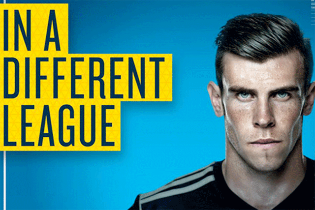 Gareth Bale: stars in Lucozade campaign