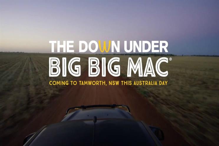 McDonald's: Big Big Mac for Australia Day