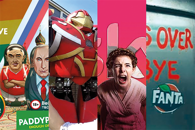 4 ways to be creative: Paddy Power, Ebay, Sky and Coca-Cola