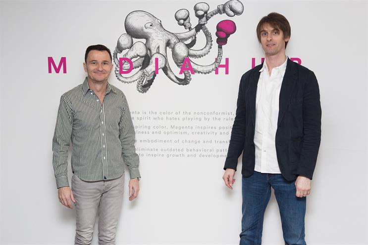 MullenLowe Mediahub Performance: John Moore (left) and Ross Jenkins