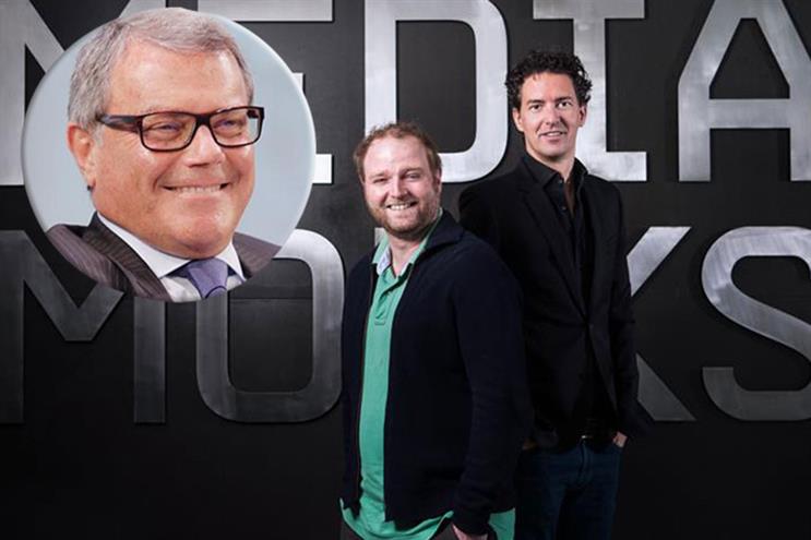 MediaMonks: Sorrell (insert) with agency founders Wesley ter Haar and Victor Knaap