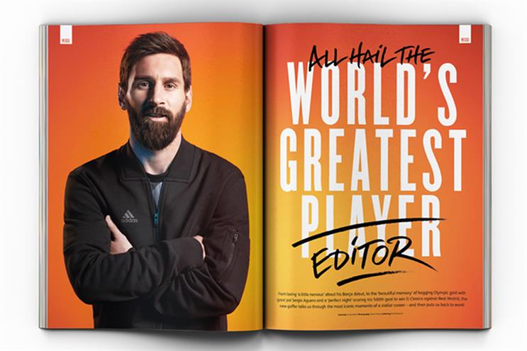 FourFourTwo lands Lionel Messi as guest editor