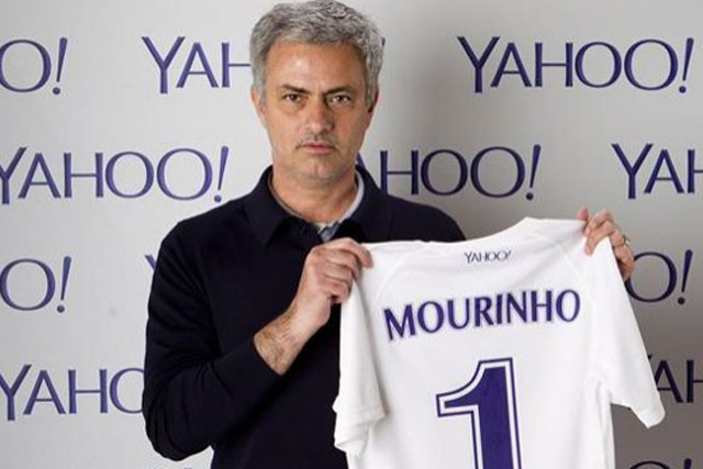 Jose Mourinho: signs for Yahoo as global football ambassador