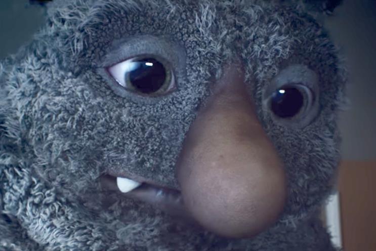 Moz the monster: cuddly face of this year's John Lewis Christmas ad