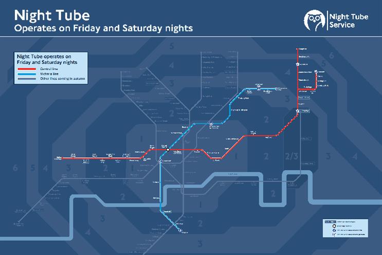 Tesco and McDonald's seize on London Night Tube launch