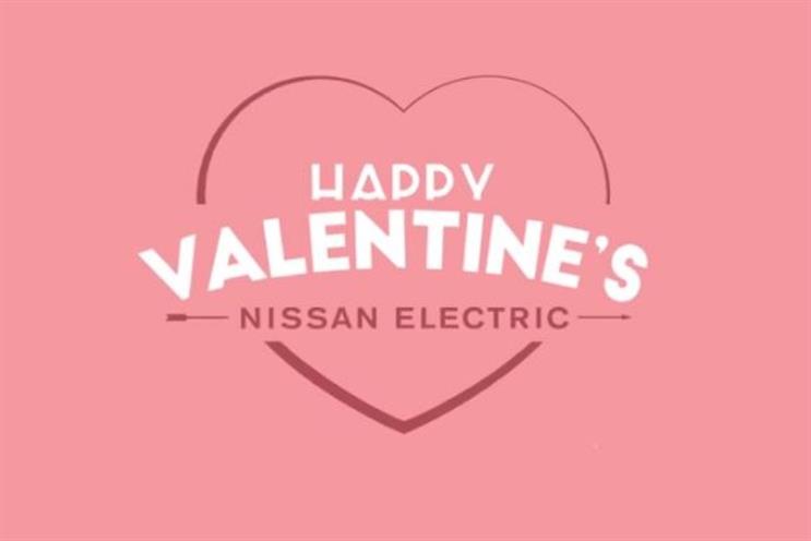 Nissan has created a campaign for Valentine's Day for its Leap car