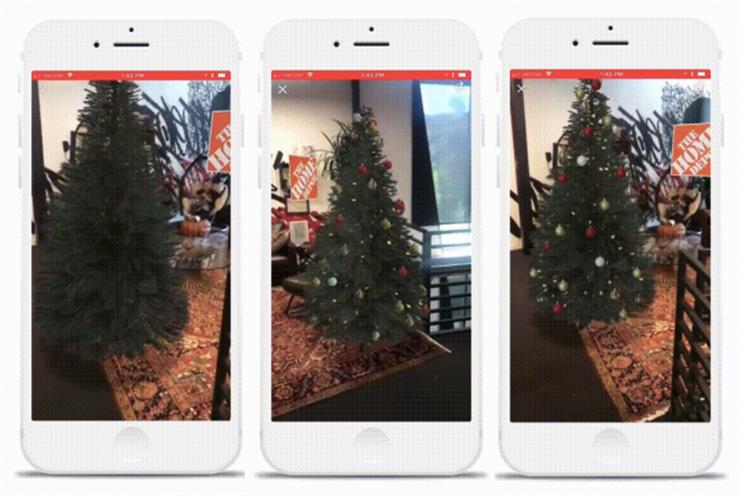 Home Depot is one of the first brands to test out Oath's new AR ad unit