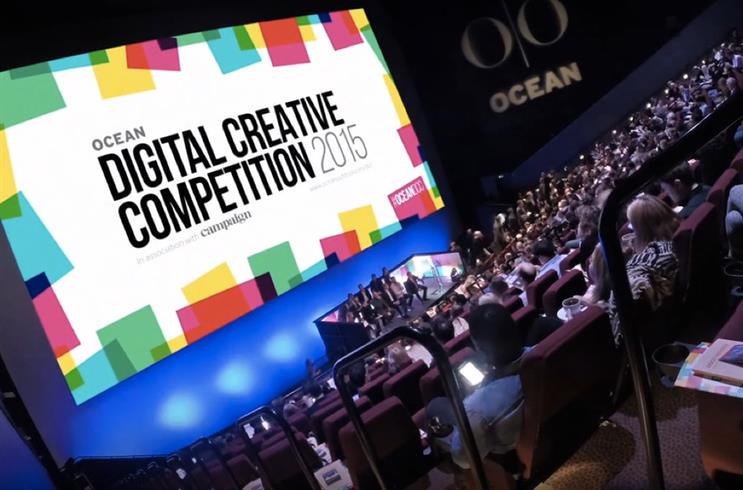 Ocean's digital creative competition: celebrates pushing creative boundaries in digital out-of-home