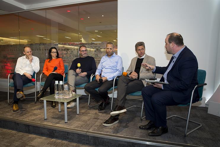 Ozone: Piers North (Reach), Dora Michail (Telegraph), Hamis Nicklin (The Guardian), Dominic Carter (News UK), Damon Reeve (Ozone Project) and pk10's Gideon Spanier 