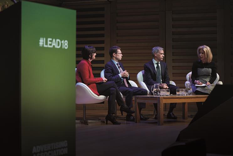 L-R: Siobhan Kenny, CEO, Radiocentre; Andy Street, mayor of the West Midlands; Keith Morgan, CEO, British Business Bank; Karen Fraser, director, Credos