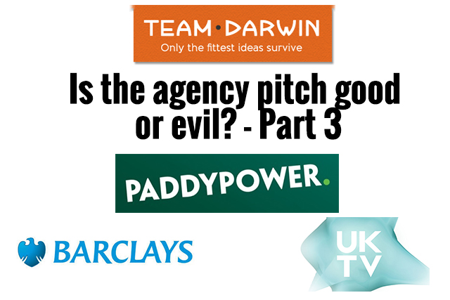 Is the agency pitch good or evil? 