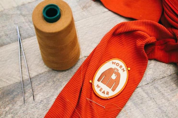 The brand believes repairing garments is a radical act in the age of fast fashion